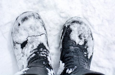 Sneeuw winter koud motorlaarzen